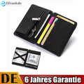 Mini Wallet mit Münzfach Geldbörse Herren klein Portemonnaie Geldbeutel Männer