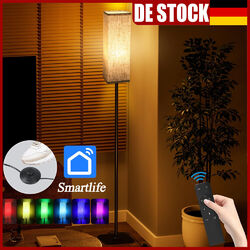 E27 Stehlampe LED Stehleuchte 16 Farben RGB Stehleuchten Wohnzimmer Schlafzimmer