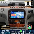 64G Android 14 Autoradio CarPlay Kam GPS Navi Für Mercedes S Klasse W220 1999-05