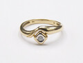 Diamant Brillant Solitär  Ring 585 Gold Neu wertig