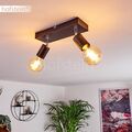 Schwarze Wohn Schlaf Zimmer Leuchten drehbare Decken Lampe Flur Strahler Vintage