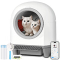 Selbstreinigende Katzentoilette,90L Automatisch katzenklo XXL,APP-Steuerung