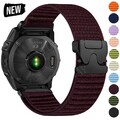 Für Garmin Fenix 8 E 7 7X 6 6X 5 5X Plus Tactix Epix Pro Quickfit Nylon Armband