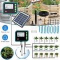 Solar Bewässerungssystem Garten Tröpfchenbewässerung System mit 40 Timer Modi