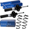 2x SACHS STOSSDÄMPFER+FAHRWERKSFEDER VORNE passend für AUDI Q3 8UB 2.0 TDI TFSI
