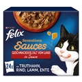 Sensations Saucen Katzenfutter nass Sorten-Mix 4er Pack 4 x 24 Beutel à 85g