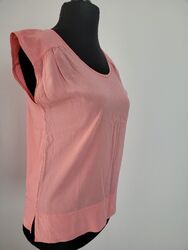 BLOOM Seidenbluse Shirt /Top Damen Gr.38/M aprikot Casual-Look