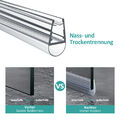 Duschdichtung Wasserabweiser Dusche Ersatzdichtung für 5-6-7-8 mm Duschkabine