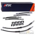 ATEC 6x BREMSSCHLAUCH + HALTEFEDERN VORNE HINTEN FÜR VW BUS TRANSPORTER T5 T6