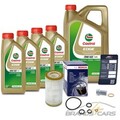 BOSCH ÖLFILTER+9 L CASTROL EDGE 0W-40 FÜR MERCEDES BENZ SLK R170 320 AMG