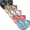 5-10er Pack Slips Damen Slip Baumwolle  Unterwäsche Unterhose 9073 FINE WOMAN®