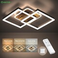 LED 40W Design Dimmbar Deckenleuchte Wohnzimmer Deckenlampe mit Fernbedienung