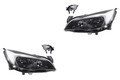 Scheinwerfer Set Halogen passend für Opel Astra J 12/2009 -08/2012 H7 H7 +Nebel