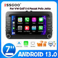 Autoradio Android13 RDS GPS Navigation Für VW GOLF 5 6 Passat Tiguan Touran Polo