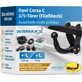 Anhängerkupplung AutoHak für Opel Corsa C Fließheck 01-06 starr E-Satz 13pol ABE