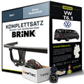 Für VW T6.1 Kasten,Bus Anhängerkupplung starr +eSatz 7pol 19- NEU