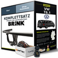 Anhängerkupplung BRINK starr für VW T6.1 +E-Satz NEU inkl. EBA PKW