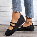 NEU Damen Ballerinas Slip On Knit Kleid Schuhe Pumps Schuhe Runde Zehe Komfort