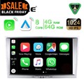 DAB+ Carplay Android15 Autoradio GPS Navi BT Für Opel Zafira B Corsa C D Astra H