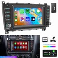 2+64G Für Mercedes C//CLC Klasse W203 W209 DAB+ GPS BT Autoradio Android 13