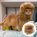 Löwenmähne für Katze, Löwe-Perücke, waschbar, bequem, ausgefallenes Löwenh
