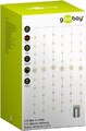 80er LED Sternenvorhang Fernbedienung Timer-Funktion 8 Leuchtmodi Goobay 57941