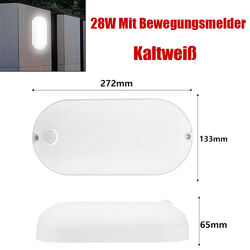 28W LED Wandlampe mit Bewegungsmelder Außenleuchte Wandleuchte Außenlampe IP65
