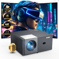 Mini Projektor 4K UHD Beamer LED 5G WiFi Android Bluetooth Heimkino Outdoors USB
