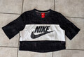 Nike T-Shirt Gr.S Sportswear Top Crop Mesh schwarz