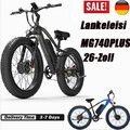 26" Dual Motor 2000W Elektrofahrrad 960WH E-MTB Herren E-Bike E-City Bike 50km/h