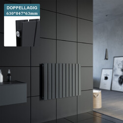 Design Paneelheizkörper Mittelanschluss Flachheizkörper Badheizkörper Heizkörper
