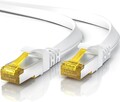 7,5m CAT 7 Netzwerkkabel Flach, Ethernet Kabel, Gigabit Lan 10 Gbit s,