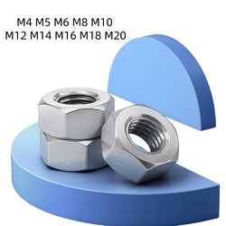 Sechskantmutter Linksgewinde Edelstahl A2 V2A Links Muttern M4 M5 M6 M8 M10-M20