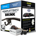 Für VW Golf VI Variant Typ AJ5 Anhängerkupplung abnehmbar +eSatz 13pol 09-14 AHK