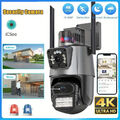 4K 8MP HD FUNK WLAN WIFI IP NETZWERK CAMERA Outdoor AUßEN ÜBERWACHUNGSKAMERA DE