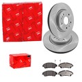 TRW BREMSSCHEIBEN 280mm + BELÄGE VORNE passend für SX4 S-CROSS JY + VITARA LY