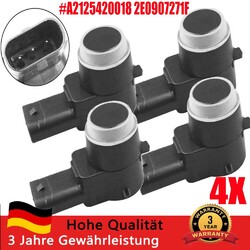 4x Park Sensor PDC für Mercedes M-Klasse W166 vorn Vito W639 hinten #2125420018