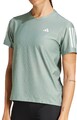 Adidas Own The Run Damen Running Top Grün Kurzarm Reflektierend T-Shirt