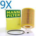 9x Mann-Filter Ölfilter Oelfilter Oil Filter HU 930/3 X