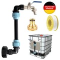 3/4" IBC Adapter Verbindungsset Auslaufhahn Für Tank Container Regenwassertank