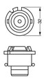 1 987 302 910 BOSCH Glühlampe, Fernscheinwerfer für ALFA ROMEO,ALPINA,AUDI,BMW,C