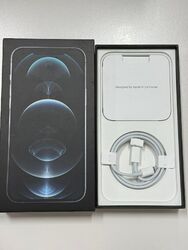 Original Apple iPhone 12 Pro Max Silber Verpackung 256 GB Leerbox Karton