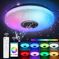RGB Deckenlampe mit FernbedienungAPP LED Dimmbar Deckenleuchten Musik Wohnzimmer