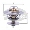 Gates Thermostat, Kühlmittel für SEAT SKODA VOLVO