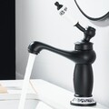 Schwarz Waschtischarmatur Badarmatur Wasserhahn Bad Waschbecken Mischbatterie
