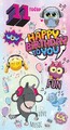 11 Today Happy 11th Birthday - Wow Cool Girl Grußkarte mit schönem Vers Her