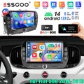 DAB 6+128G Android 14 Autoradio Apple Carplay Für Fiat 500 2016-2019 GPS Navi FM