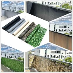Balkon Sichtschutz PVC Bespannung Terrasse 6 m Balkonverkleidung Wind Schutz ⭐⭐⭐⭐⭐Garten Sichtschutz ✅ PVC Sichschutzzaunmatte Zaun