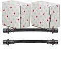 2X NK BREMSSCHLÄUCHE HINTEN PASSEND FÜR DAIHATSU CUORE | 855113