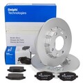 DELPHI Bremsscheiben Ø 249mm + Beläge für OPEL CORSA F MOKKA PSA 208 II hinten
